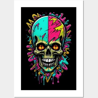 Pastel Color Skull Posters and Art